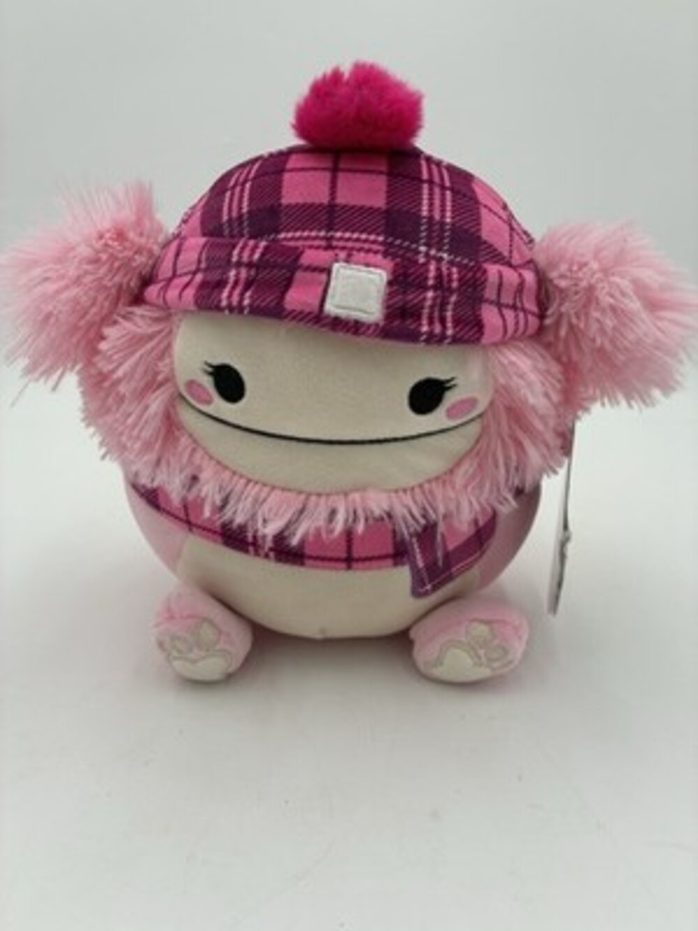 NWT Original Squishmallows 8" Brina The Pink Bigfoot Plush 2023